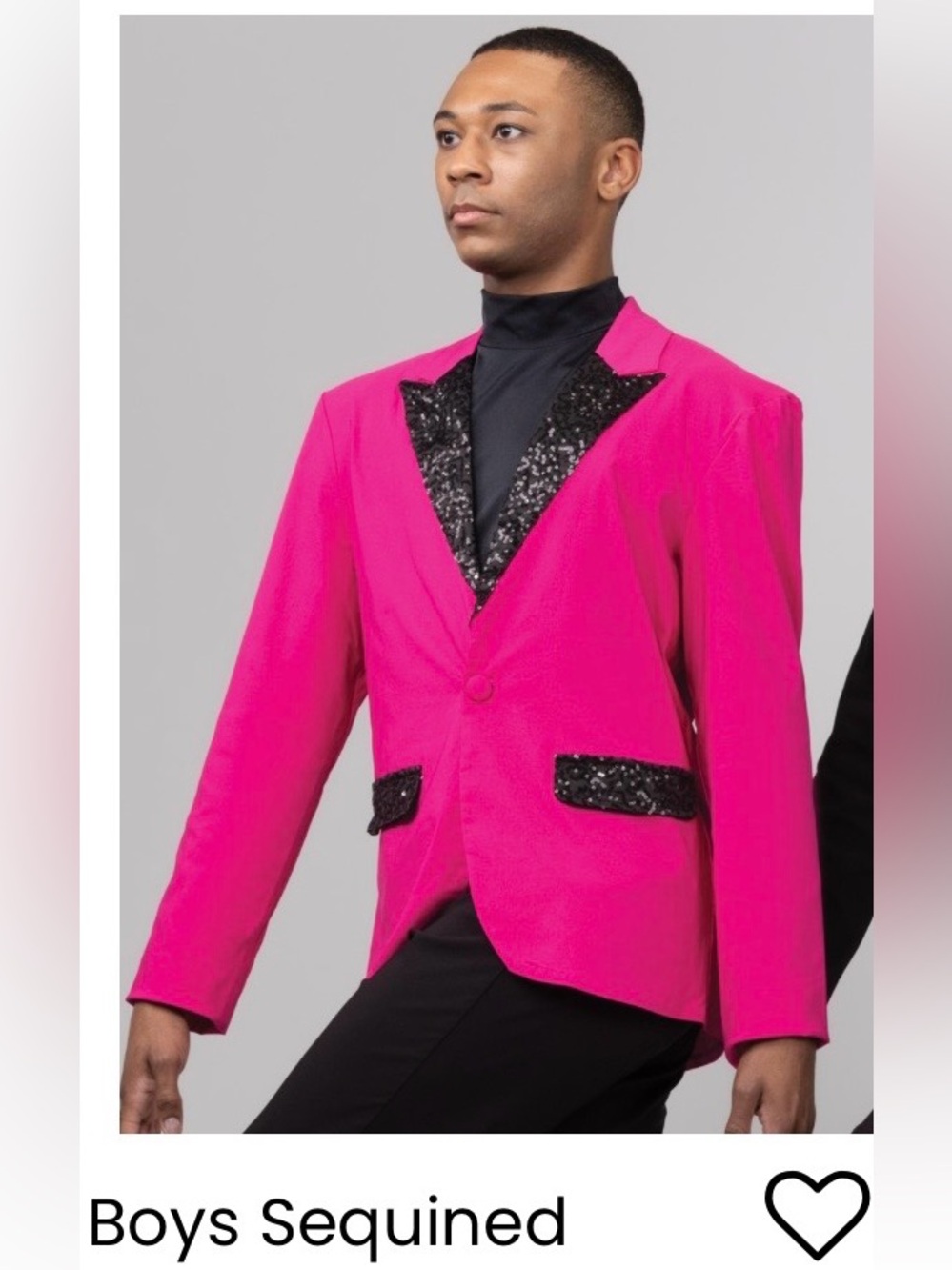Weissman’s boys sequin blazer in lipstick size SA style 15676